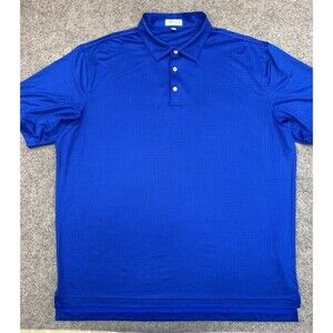 Peter Millar Shirt Mens XXL Summer Comfort Polo Geometric Print Performance